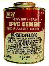 CEMENT CPVC SCH80 16 OZ CAN (CN) - Pipe